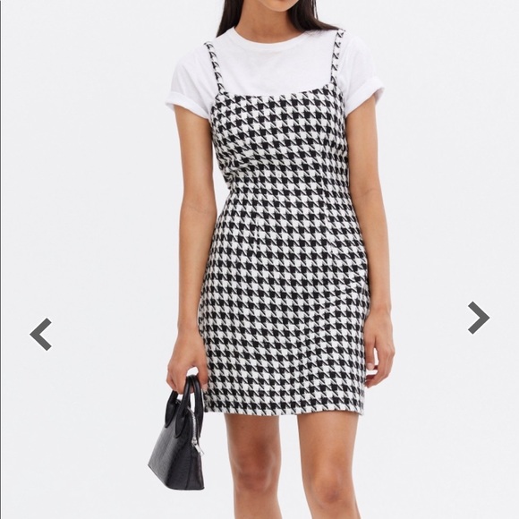 Dogtooth Mini Dress from New Look - Picture 1 of 5